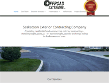 Tablet Screenshot of offroadexteriors.com